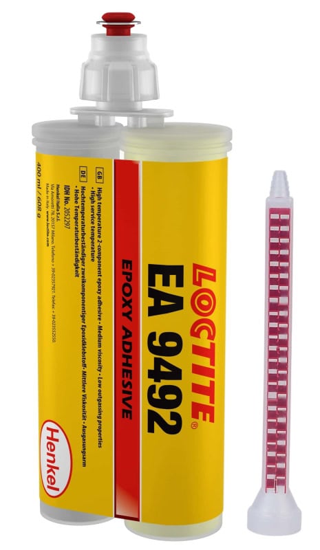 Preview: Henkel™ Loctite® EA 9492 Epoxid Strukturklebstoff, 400 ml, weiß, 2:1, Mittel, 2K, 2052297, Hohe Temperatur und Chemikalienbeständigkeit