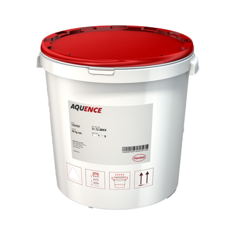 Preview: Henkel™ Aquence® ENV 1626-24 Dispersionsklebstoff, 30 Kg Eimer, Transparent, 1604952, Für selbstklebende Beschichtung