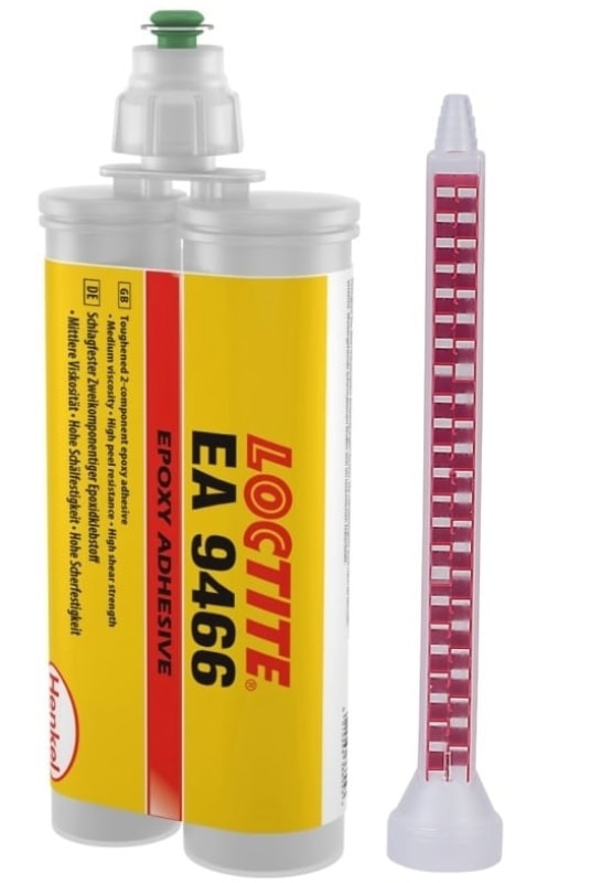 Preview: Henkel™ Loctite® EA 9464 Epoxid Strukturklebstoff, 400 ml, Grau, 1:1, Fest, 2K, 2058061, Für unterschiedliche Werkstoffe