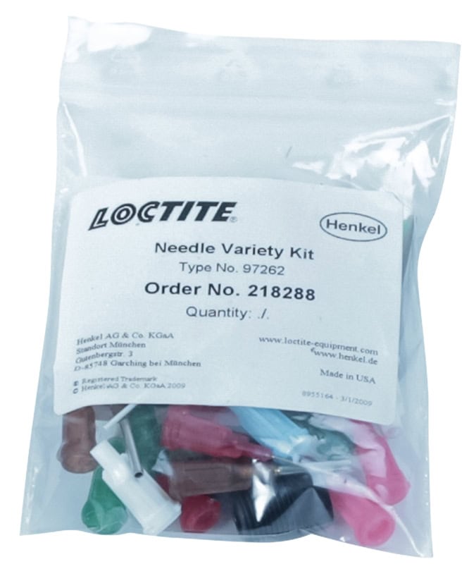 Preview: Henkel™ Loctite® 97262 Nadelauswahlset, 24 Dosiernadeln + Adapter und Verschlüsse, 218288, Ideal zum Ausprobieren und Ermitteln der richtigen Nadel für jede Anwendung