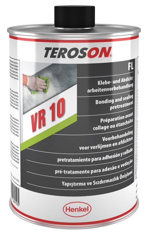 Preview: Henkel™ Teroson® VR 10 Reininger/ Primer, 1 L, Transparent, 1581831, Zur Vorbehandlung vor dem Kleben und Abdichten