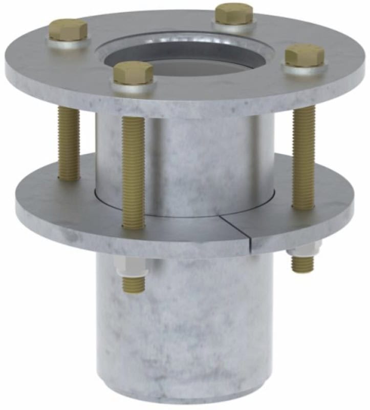 Preview: 3M™ DBI-SALA® Plattformhülse HC für Montage in Zwischendecke 8000099, Verzinkter Stahl Ausführung, Ø 12,7 cm, 340 Kg Lastaufnahme, 14,60 Kg, Für die Aufnahme von Davitarmen