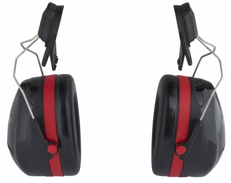 Preview: 3M™ Peltor™ Optime™ III H540P3E, SNR = 34 dB, Rot/Schwarz, Helmgehörschutz für extrem laute Arbeitsumgebungen