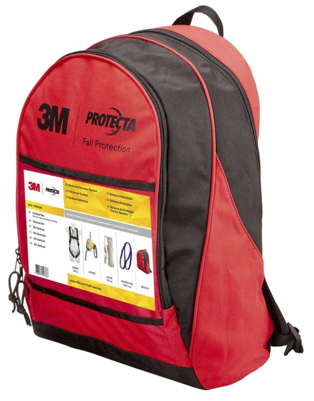 Preview: 3M™ Protecta® Premium Set 1150508, Größe M/L, Premium Sicherungs Set mit Auffanggurt, 2 m persönliches Höhensicherungsgerät und Rucksack