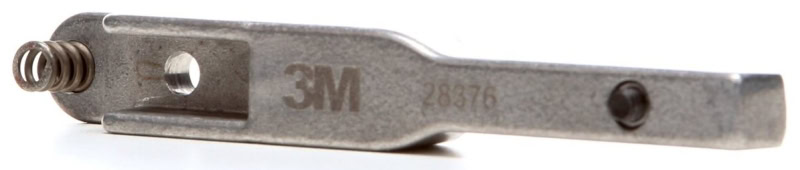 Preview: 3M™ 28376, 153 mm, Gerade, Kontaktarm Verlängerung für Feilenbandmaschinen Kontaktarme Nr.: 28368, 28369, 28370, 28371, 28372, 28374