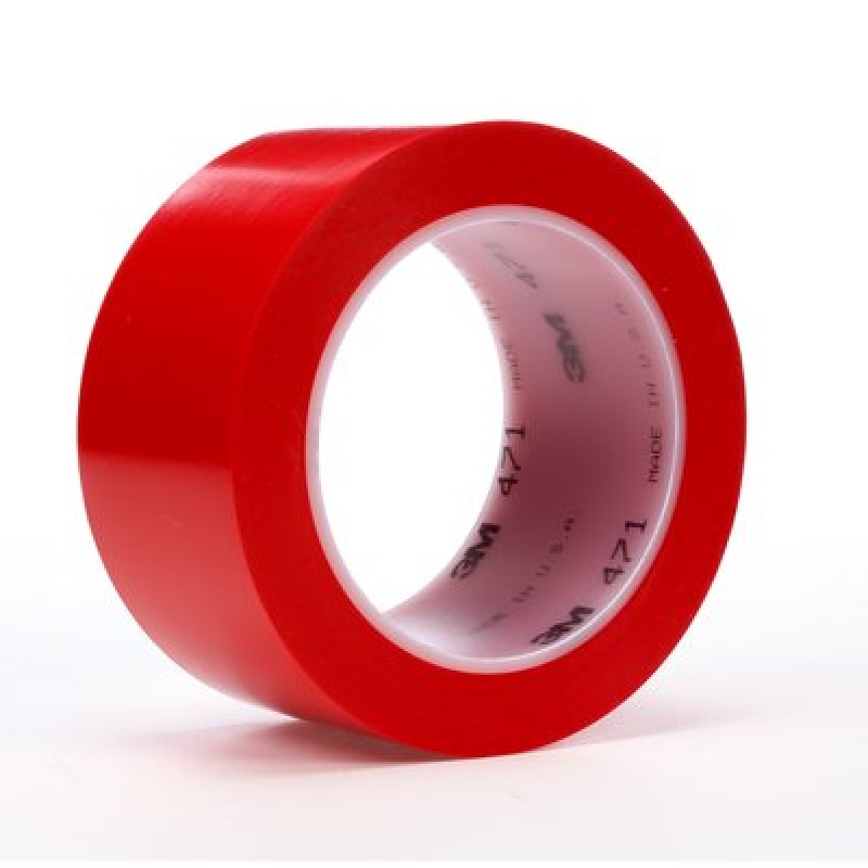 3M™ Weich-PVC-Klebeband 471 F, 50 mm x 33 m, 0,13 mm, Rot