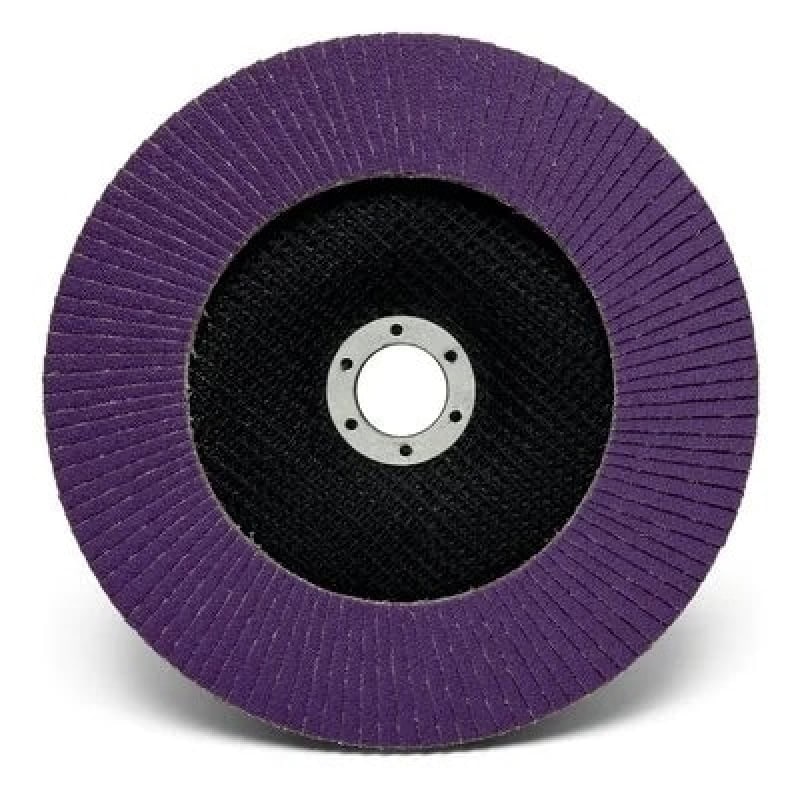 Preview: 3M™ 769F 51999, Ø 125 mm x ø 22,23 mm, 40+, 12.250 U./Min., Typ 29 Konisch, Fächerschleifscheibe mit Präzisions-Zirkonkorund, Für Abtragsarbeiten
