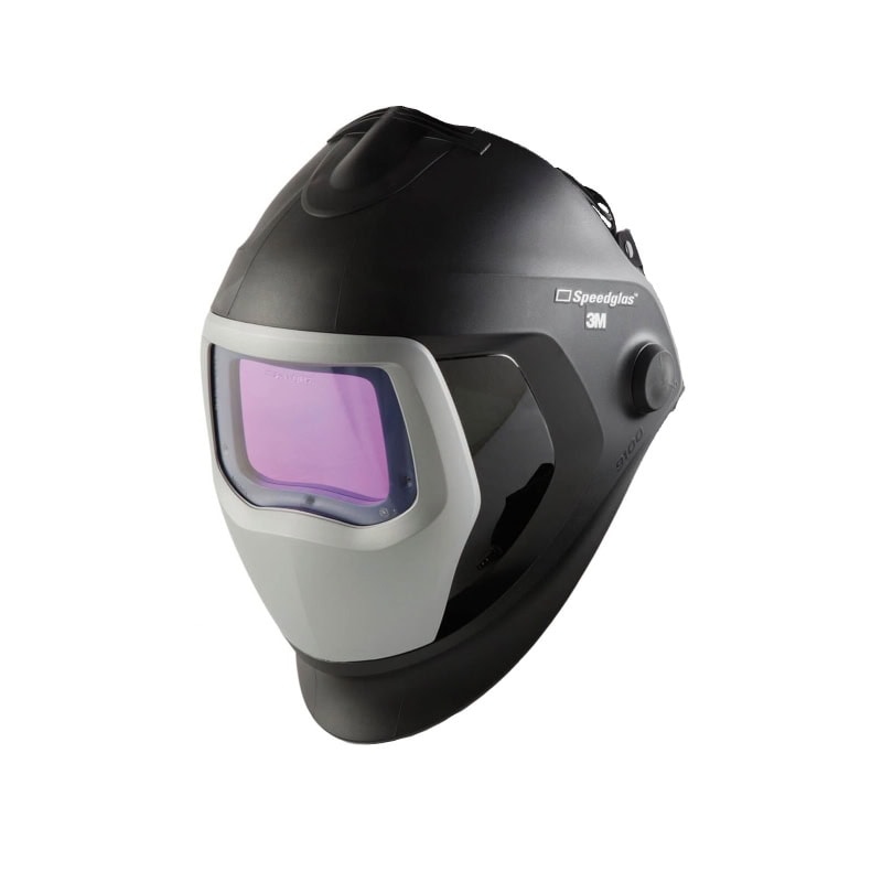 Preview: 3M™ Speedglas™ 9100 Air mit Schweißfilter 9100V, H569005, inkl. QRS-Luftschlauch und Tasche, Schweißmaske mit Kopfband; Teile: [H500005, H562800, H834016, H79010]