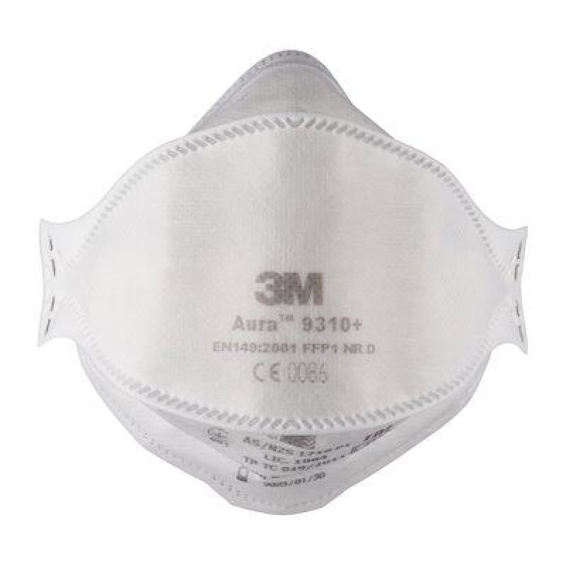 Preview: 3M™ Aura™ Atemschutzmaske 9310PRO FFP1 NR D, Einzelhandelsvariante, Hygienisch einzelverpackt