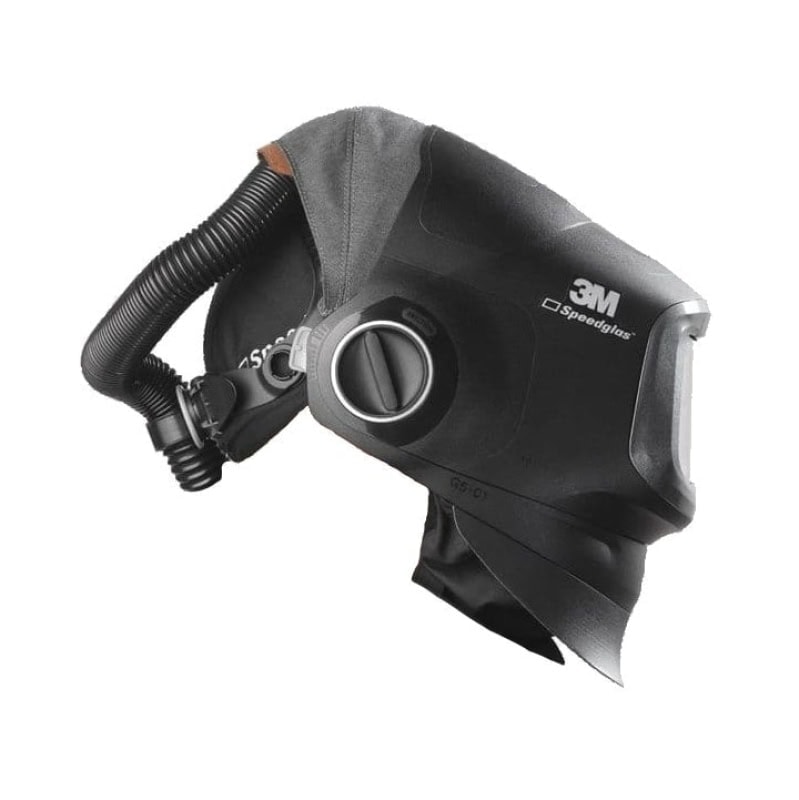Preview: 3M™ Speedglas™ Schweißmaske G5-01 mit Schweißfilter G5-01/03NC und Adflo™ High-Altitude Gebläseeinheit, 617810, inkl. QRS-Luftschlauch und Tasche, TH3, 4A/3B, Kopfband + Textilkopfschutz; Teile: [617800 + 610010]