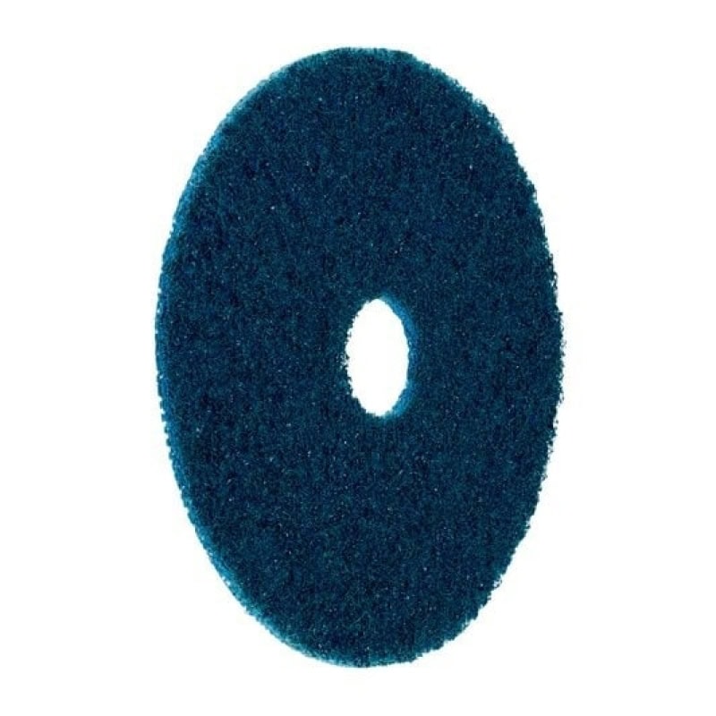 Preview: 3M™ Scotch-Brite™ SC-DH 60987, Ø 178 mm x 22 mm, P600 - 1000, A, Very fine, Blau, 6.000 U/Min., Kletthaftend, Vliesscheibe mit Zentrierloch, Für Reinigungs- und Finisharbeiten