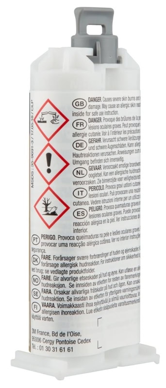 Preview: 3M™ Scotch-Weld™ DP 270, 48,5 ml, Schwarz, Fließend, 1:1 EPX System, Harter Isolations 2-Komponenten-Konstruktionsklebstoff auf Epoxidharzbasis für Elektronik und Metalle