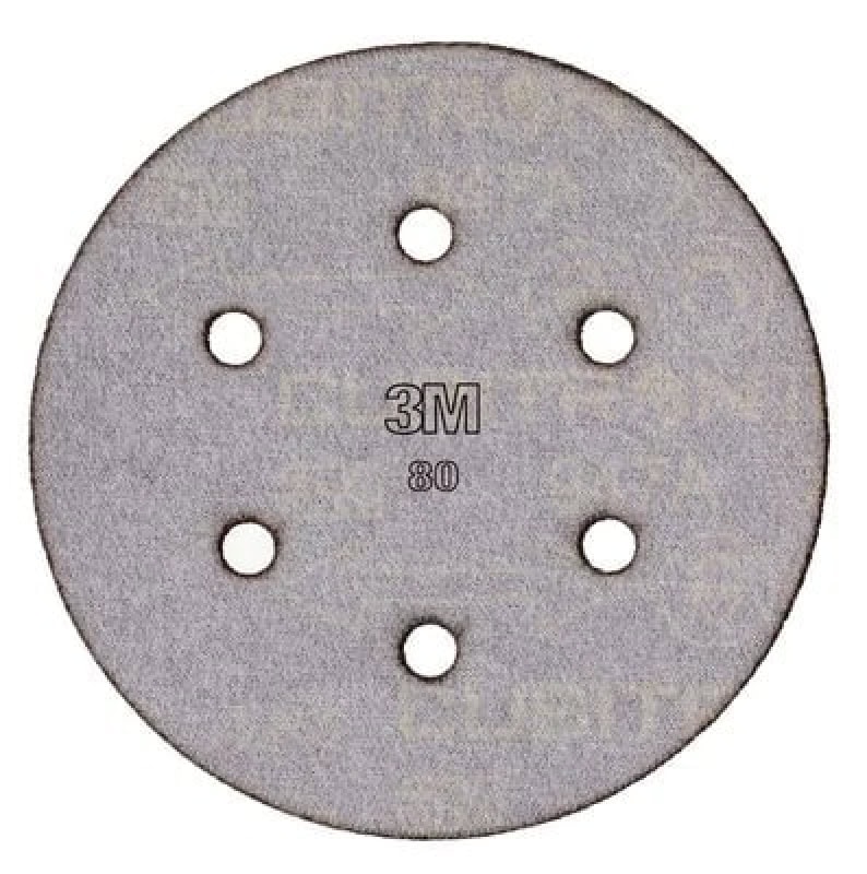 Preview: 3M™ Cubitron II Hookit™ 947A 785760, Ø 150 mm, 40+, 6-fach gelocht, Kletthaftend, Gewebeschleifscheibe mit Aluminium- und Präzisions-Keramikkorn