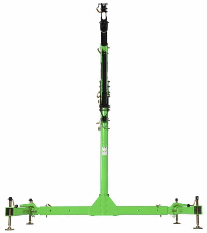 Preview: 3M™ DBI-SALA® Davit Hebesystem HC 8000119, L / Groß, Für Beengte Räume, 5-teilig, Hohe Kapazität, 81,60 Kg, Grün
