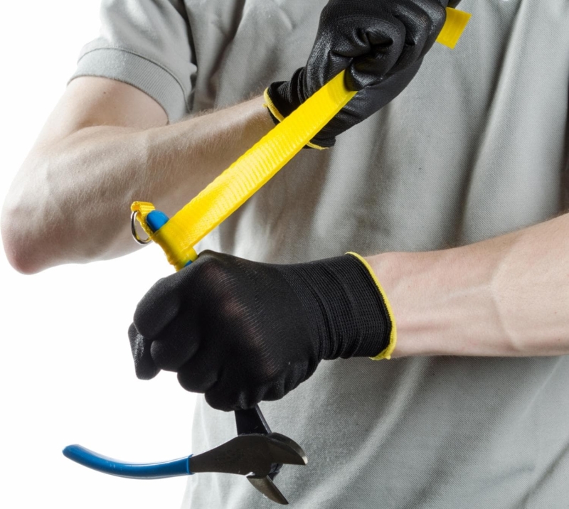 Preview: 3M™ DBI-SALA® Quick Wrap Band II 1500175, Gelb, 2,54 cm x 274 cm, 10 Stück pro Packung, Zur Absturzsicherung von Werkzeugen