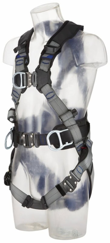 Preview: 3M™ DBI-SALA® Komfort Auffang- und Positionierungsgurt XE100 1112725, Größe 3, Schnellverschluss, 2,7 Kg, Schwarz, X-förmiger Auffang- und Positionsierungsgurt für komfortables Arbeiten in der Höhe