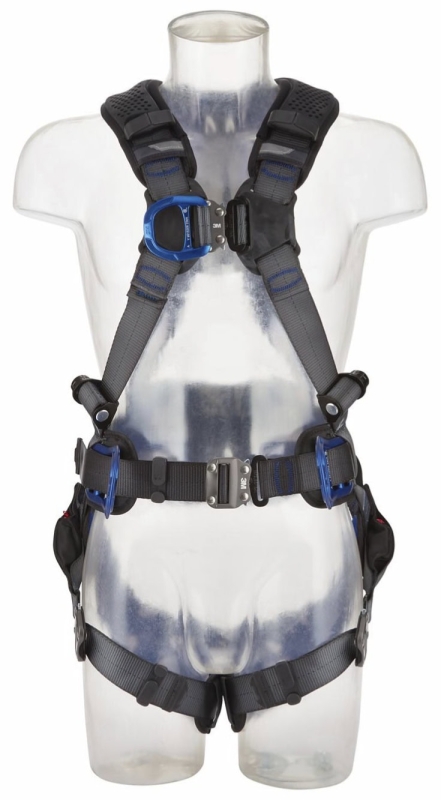 Preview: 3M™ DBI-SALA® Komfort Auffang- und Positionierungsgurt XE200 1112731, Größe 3, Selbstsichernder Schnellverschluss, 2,9 Kg, Schwarz, X-förmiger Auffang- und Positionierungsgurt für komfortables Arbeiten in der Höhe