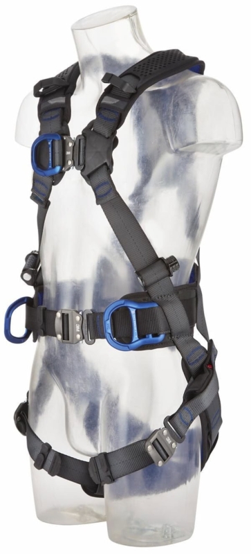 Preview: 3M™ DBI-SALA® Komfort Auffang- und Positionierungsgurt XE200 1112731, Größe 3, Selbstsichernder Schnellverschluss, 2,9 Kg, Schwarz, X-förmiger Auffang- und Positionierungsgurt für komfortables Arbeiten in der Höhe