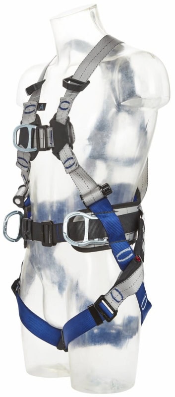 Preview: 3M™ DBI-SALA® Auffang- und Positionierungsgurt XE50 1112707, Größe 3, Steckrahmenverschluss, 2,25 Kg, Schwarz, X-förmiger Auffang- und Positionierungsgurt für komfortables Arbeiten in der Höhe