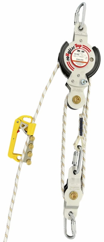 Preview: 3M™ DBI-SALA® Rollgliss™ R350 Rettungs- und Abseilgerät 8900093, Nutzlänge: 10 m, Gesamtlänge: 30 m, Übersetzung 3:1, 5,52 Kg, Grau, Für Evakuierungen aus der Höhe