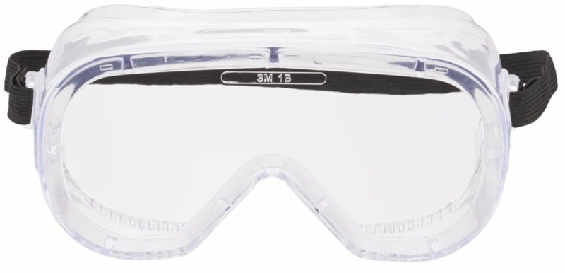 Preview: 3M™ Vollsichtschutzbrille 4800, Klar, AF/UV, 2C-1.2 3M 1 B N, Belüftete Vollsichtbrille aus Polycarbonat