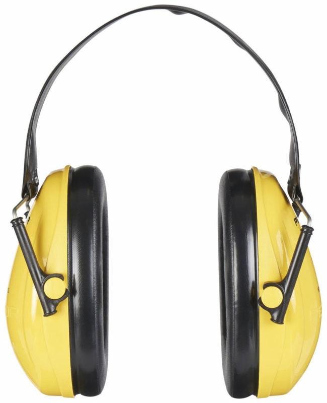 Preview: 3M™ Peltor™ Optime™ I Kapselgehörschutz H510F, Für laute Arbeitsumgebungen, SNR = 26 dB, Gelb/Schwarz, Kopfbügel, Faltbar