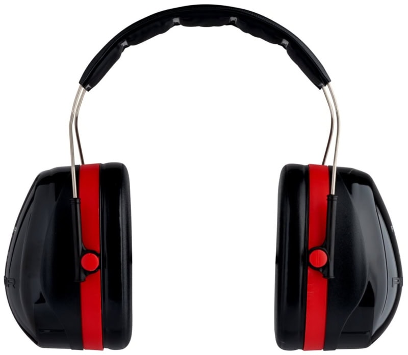 Preview: 3M™ Peltor™ Optime™ III Kapselgehörschutz H540A-1, Für extrem laute Arbeitsumgebungen, SNR = 34 dB, Rot/Schwarz, Kopfbügel, Einzelhandelsverpackung