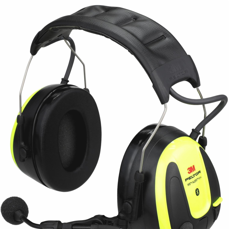 Preview: 3M™ PELTOR™ WS™ ALERT™ Gehörschutz Headset X+ MRX21A3WS7, Kopfbügel, SNR = 31 dB, Gelb / Schwarz, Elektronischer Kommunikations Kapselgehörschutz für den dauerhaften Einsatz