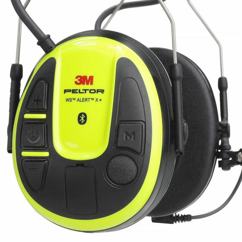 Preview: 3M™ PELTOR™ WS™ ALERT™ Gehörschutz Headset X+ MRX21A3WS7, Kopfbügel, SNR = 31 dB, Gelb / Schwarz, Elektronischer Kommunikations Kapselgehörschutz für den dauerhaften Einsatz