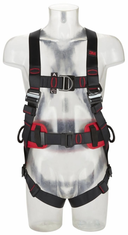 Preview: 3M™ Protecta® Komfort Auffang- und Positionierungsgurt E200 1161628, Größe M/L, Steckrahmenverschluss, 1,90 Kg, Schwarz, Komfort Auffang- und Positionierungsgurt im Westenstil
