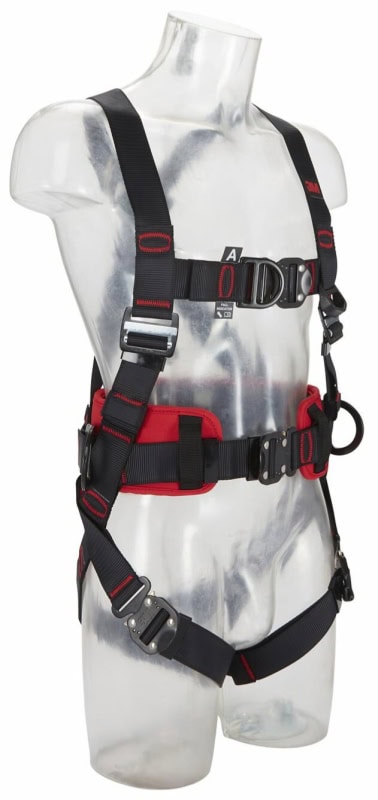 Preview: 3M™ Protecta® Komfort Auffang- und Positionierungsgurt E200 1161634, Größe M/L, Schnellverschluss, 2,24 Kg, Schwarz, Komfort Auffang- und Positionierungsgurt im Westenstil