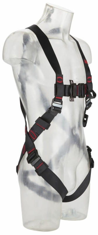 Preview: 3M™ Protecta® Auffanggurt E200 1161610, Größe M/L, Steckrahmenverschluss, 1,11 Kg, Schwarz, Standard Auffanggurt im Westenstil