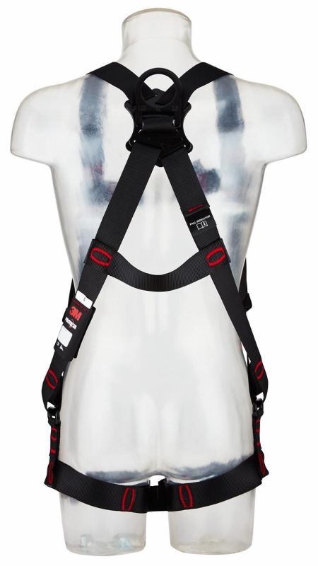 Preview: 3M™ Protecta® Auffanggurt E200 1161644, Größe XL, Schnellverschluss, Verbindungsringe an geraden Beinschlaufen, 1,62 Kg, Schwarz, Standard Auffanggurt im Westenstil