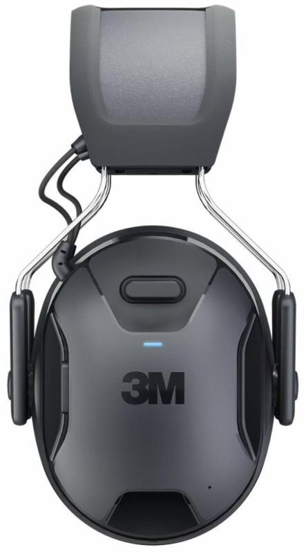 Preview: 3M™ PELTOR™ WorkTunes™ Connect & Solar Kommunikations Kapselgehörschutz mit Bluetooth® 90573E-1, SNR = 33 dB, Für laute Umgebungen und zum streamen von Telefonaten, Musik und Podcasts, Schwarz, Kabellos, Integriertes Mikrofon, Solar, Bluetooth®