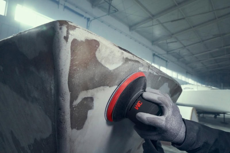 Preview: 3M™ Cubitron™ II Xtract™ Schleifscheibe 726A, Ø 150 mm, 220+, Für hohen Abtrag von Holz, Metall, Spachtel und Lack, Ungelocht, Kletthaftend, Keramikkorn