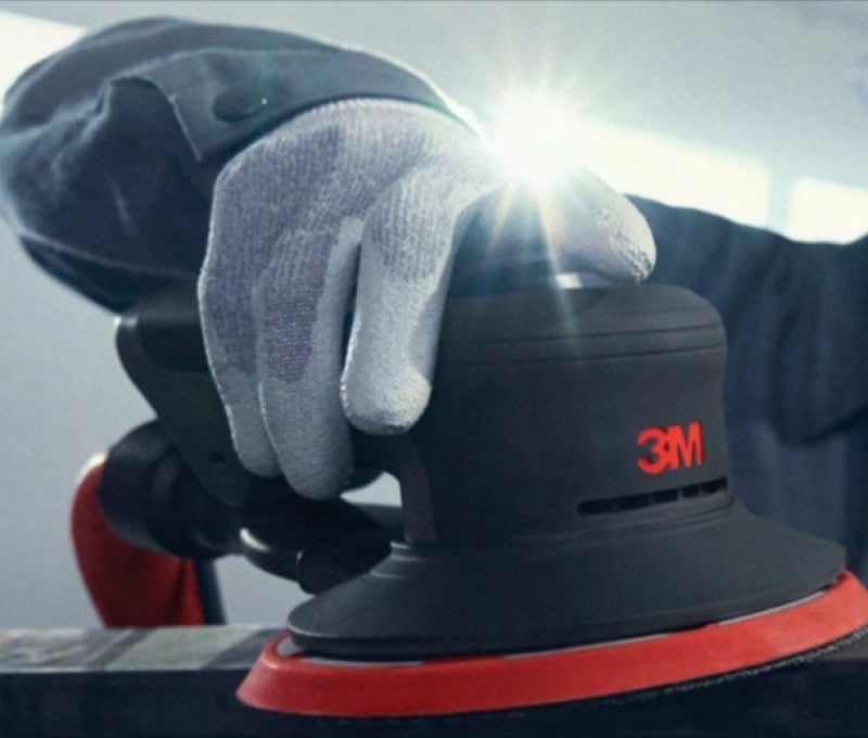 Preview: 3M™ Xtract™ 360L 01712, Ø 125 mm, P1000, Multilochung, Kletthaftend, 12.000 U/Min., Filmscheibe mit Aluminiumkorn
