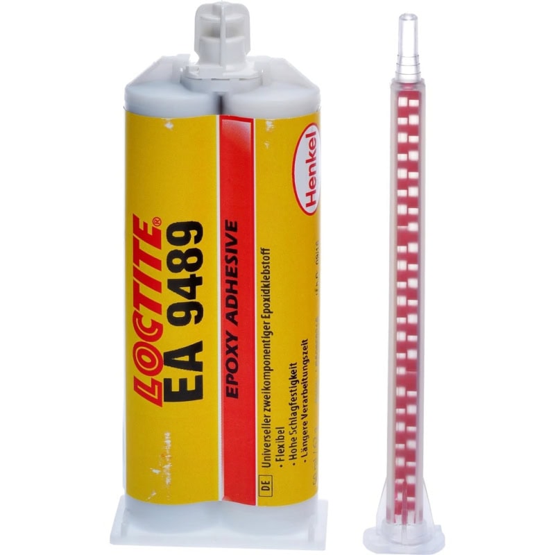 Preview: Henkel™ Loctite® EA 9489 Epoxid Strukturklebstoff, 50 ml, Grau, 1:1, Mittel, 2K, 2056901, Lange bearbeitbar