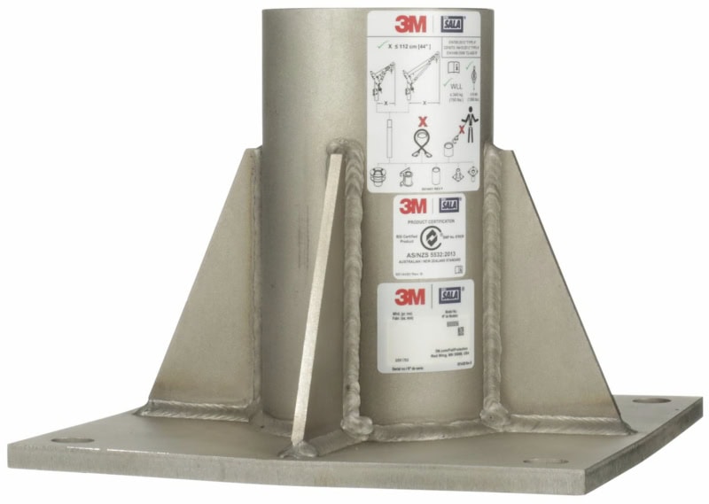 Preview: 3M™ DBI-SALA® Bodenhülse HC 8000096, Edelstahl Ausführung, 340 Kg Lastaufnahme, 15,60 Kg, Für die Aufnahme von Davitarmen