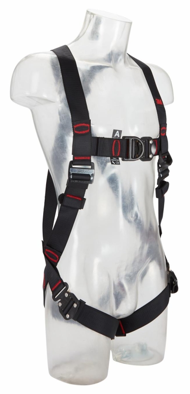 Preview: 3M™ Protecta® Auffanggurt E200 1161617, Größe XL, Schnellverschluss, 1,42 Kg, Schwarz, Standard Auffanggurt im Westenstil
