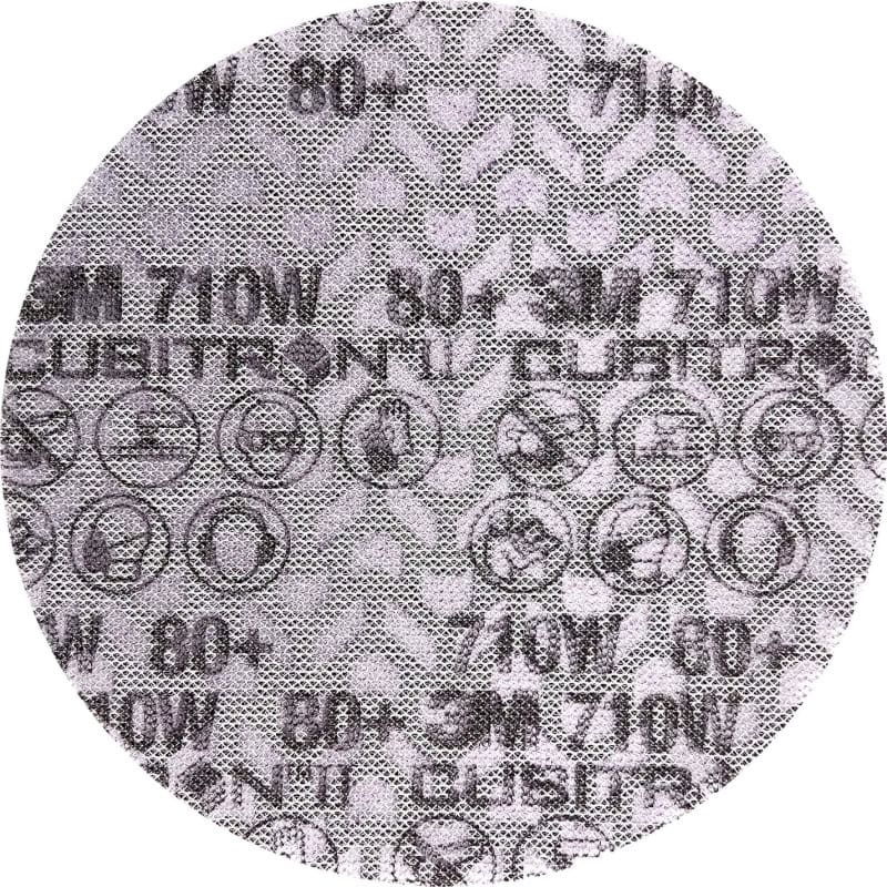 Preview: 3M™ Xtract™ Cubitron™ II 710W 39066, Ø 150 mm, P80+, 12.000 U/Min., Gitternetz, Kletthaftend, Premium Schleifscheibe mit Präzisions-Keramikkorn