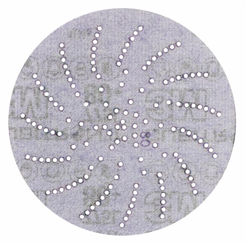 Preview: 3M™ Cubitron™ II Hookit™ 775L 86822, Ø 125 mm, 80+, Multilochung, Kletthaftend, Filmscheibe mit Präzisions-Keramikkorn