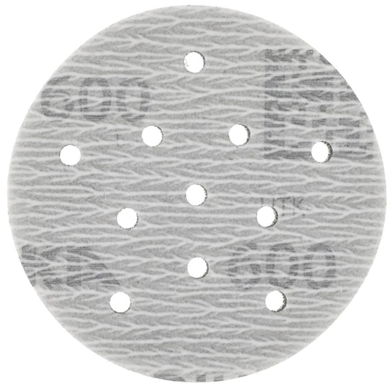 Preview: Mirka® Iridium® Soft Schleifscheibe 249JV02041, Ø 77 mm, Dicke: 5 mm, P400, A (Aluminiumkorn), Multilochung, Kletthaftend, Für Lackschliff & Grundierungsschliff