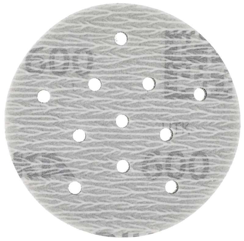 Preview: Mirka® Iridium® Soft Schleifscheibe 249JV02095, Ø 77 mm, Dicke: 5 mm, P2000, A (Aluminiumkorn), Multilochung, Kletthaftend, Für Lackschliff & Grundierungsschliff