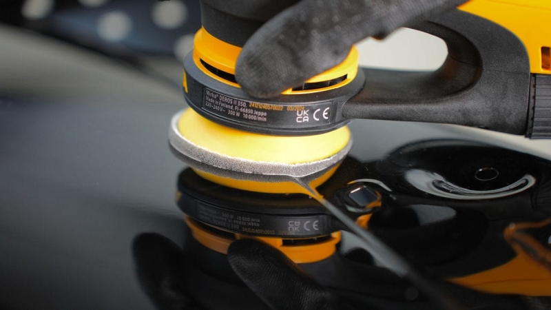 Preview: Mirka® Iridium® Soft Schleifscheibe 249JV02093, Ø 77 mm, Dicke: 5 mm, P1200, A (Aluminiumkorn), Multilochung, Kletthaftend, Für Lackschliff & Grundierungsschliff