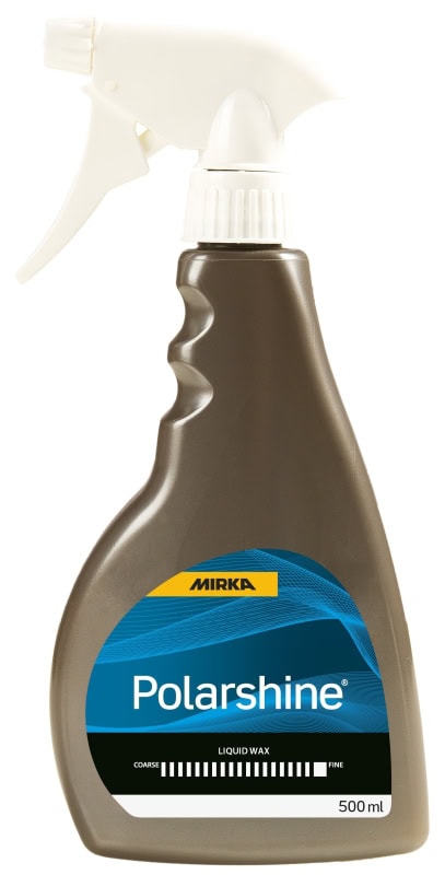 Preview: Mirka® Polarshine Liquid Wax 7992725111, 500 ml, Flüssigwachs, zur schnellen Versiegelung von polierten Oberflächen