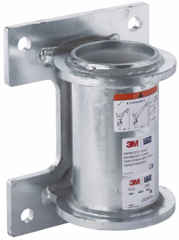 Preview: 3M™ DBI-SALA® Wandhülse HC 8000101, Verzinkter Stahl Ausführung, 340 Kg Lastaufnahme, 15,70 Kg, Für die Aufnahme von Davitarmen