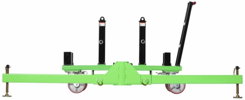 Preview: 3M™ DBI-SALA® Basis mit Gegengewichtwagen HC 8000106, Für beengte Räume, Hohe Kapazität, 241 Kg, Grün