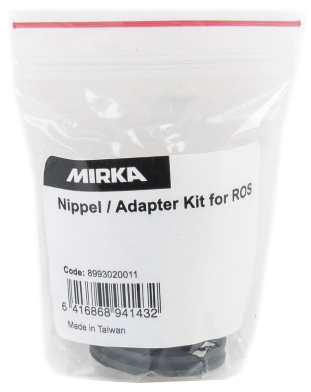 Preview: Mirka® Druckluftschlauch Nippel- & Absaugschlauch Adapterset 8993020011, Für Mirka® ROS & OS Schleifmaschinen