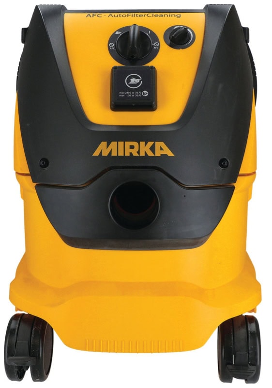 Preview: Mirka® Industrie Staubsauger 1230 L AFC 8999200111, 30 Liter, Nass & Trocken, 1,63 PS / 1200 Watt, 4.500 L/.Min., Staubklasse L, Anti Statisch (ESD), Automatische Filterreinigung, Auto Start, Für staubfreies Schleifen & Arbeiten am Arbeitsplatz