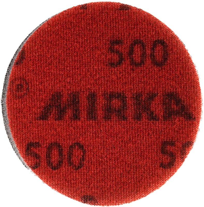 Preview: Mirka® Abralon 8A20302018, Ø 77 mm, P180, S, Ungelocht, Kletthaftend, Schleifscheibe mit Siliziumkarbidkorn, Für Finish- und Polierarbeiten an Werkstücken